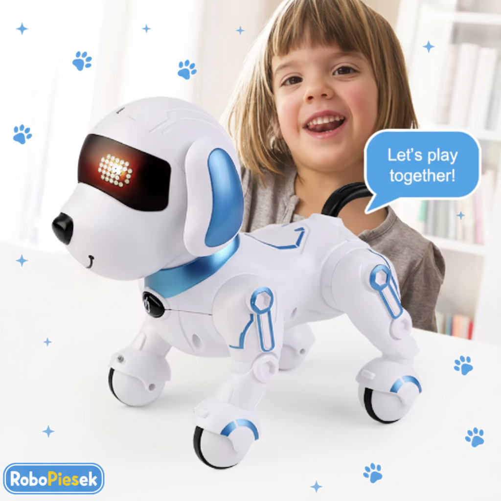 RoboPiesek – dziecko i piesek